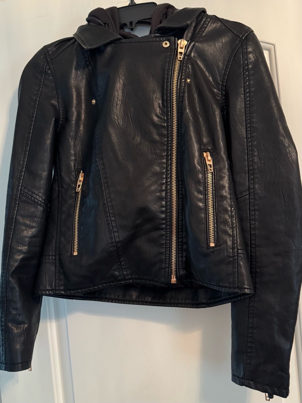 BLANKNYC faux leather moto jacket